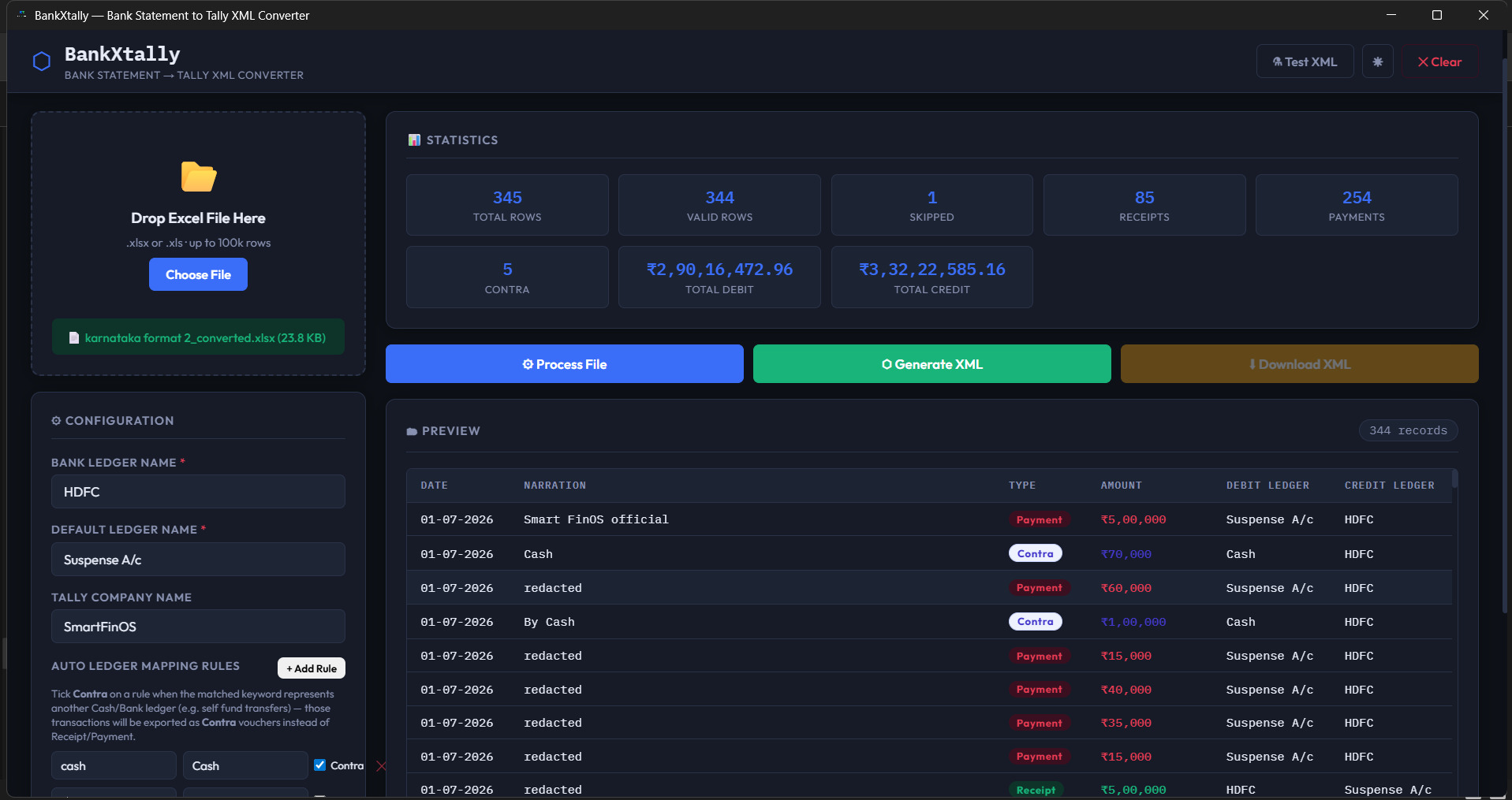 BankXTally